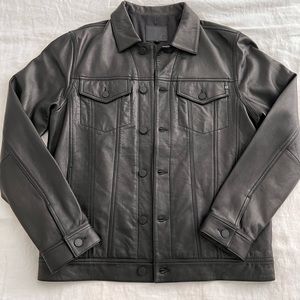 AG Jeans Adriano Goldschmied Dart leather Jacket Medium